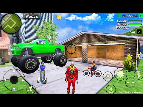 Amazing powerhero: New York Gangster City - Monster Truck in Open World - Android Gameplay