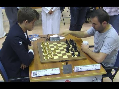 MAGNUS CARLSEN VS SHAKHRIYAR MAMEDYAROV | BLITZ CHESS 2014 - WORLD BLITZ CHAMPIONSHIP 2014
