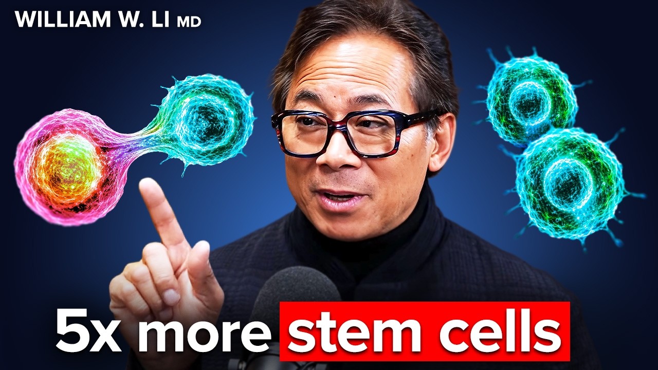 THE Drink That Regrows Stem Cells & STARVES Cancer (Shocking Results) I Dr. William Li