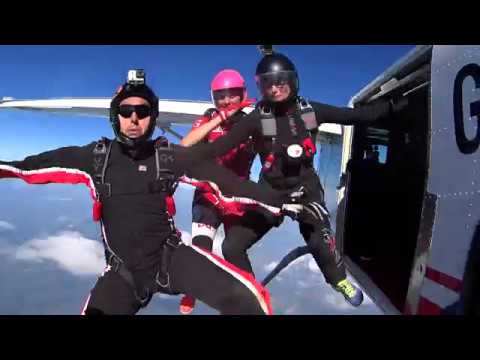 4-way with Craig, Lindsey & Emma, Skydive Headcorn, 03-06-18