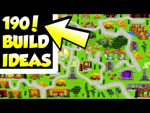 190 Minecraft Build Hacks and Ideas (Building Survival House Ideas) Video
