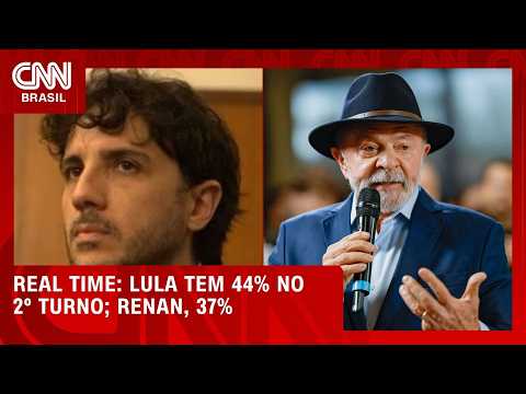 Lula empata com Zema e Marçal e vence Renan no 2º turno, segundo pesquisa Real Time | CNN NOVO DIA