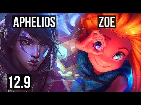 APHELIOS vs ZOE (MID) | 8 solo kills, 1.0M mastery | BR Diamond | 12.9