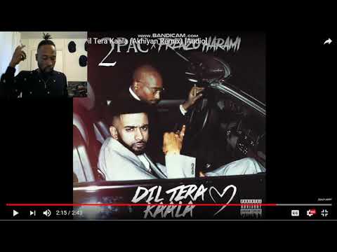 2Pac X Frenzo Harami - Dil Tera Kaala (Akhiyan Remix)#MYVIEWSTV Reaction + Ratings mp4