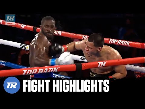 The Streak is Over, Edgar Berlanga Scores 4 Knockdowns Beats Demond Nicholson | FIGHT HIGHLIGHTS