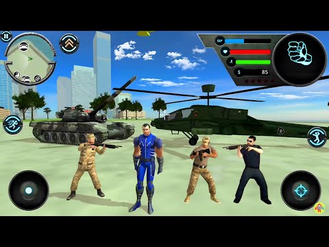 Rope Hero Revolution by Naxeex #1 - Open World Game Tank and Helicopter - Android Gameplay