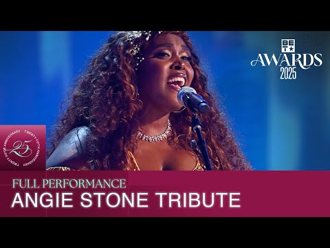 Brittney Spencer Promises "No More Rain" In Tribute To Angie Stone! | BET Awards '25