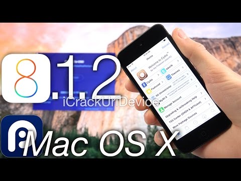 NEW Jailbreak 8.1.2 Untethered Mac PP OS X iOS 8.1.2 iPhone 6 Plus,6 5S,5C,4S,iPod 5 & iPad Air 2,3