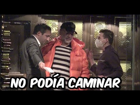 Alejandro Fernández se pasó de copas y ¡tuvieron que ayudarlo a caminar!