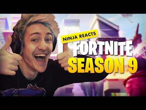 忍者がFortniteシーズン9に反応！？ (Ninja Reacts To Fortnite Season 9!)