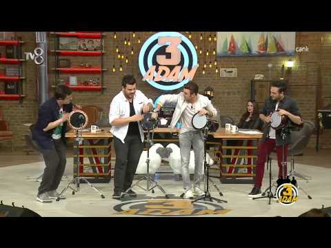 3 Adam - Programda Muhteşem Darbuka Gösterisi (2.Sezon 21.Bölüm)
