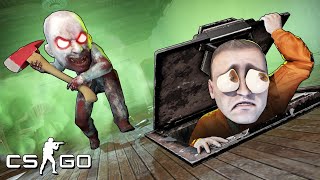 НЕ ЗАЛЕЗАЙ ТУДА, ЭТО ЛОВУШКА! ЭТО ТРОЛЛЬ НЫЧКА! БЕЗУМНЫЙ МАНЬЯК ЗАСТРЯЛ В НЫЧКЕ - МАНЬЯК CS:GO