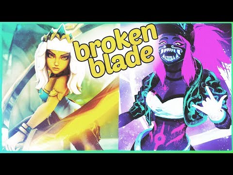 BROKEN BLADE Qiyana Akali falan oynuyor hem de çok ateşli | LoL Maç Özetleri #984
