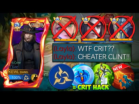 GLOBAL CLINT TRY THIS BURST CRIT DAMAGE HACK BUILD FOR 2025!💀 (please try) - CLINT BEST BUILD 2025