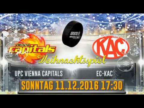Trailer Weihnachtsspiel 2016: UPC Vienna Capitals - EC KAC, Sonntag - 11.12. um 17:30 Uhr