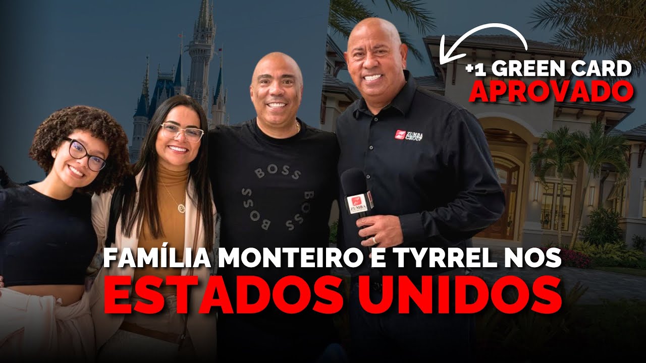 A CHEGADA DA FAMÍLIA MONTEIRO NOS ESTADOS UNIDOS - GRUPO ZUMBA