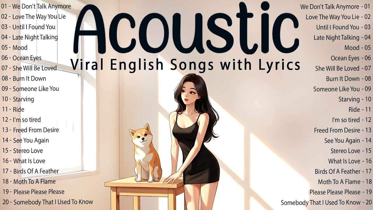 New English Songs with Lyrics 2026 🌿 Acoustic Songs Going Viral on Spotify Right Now