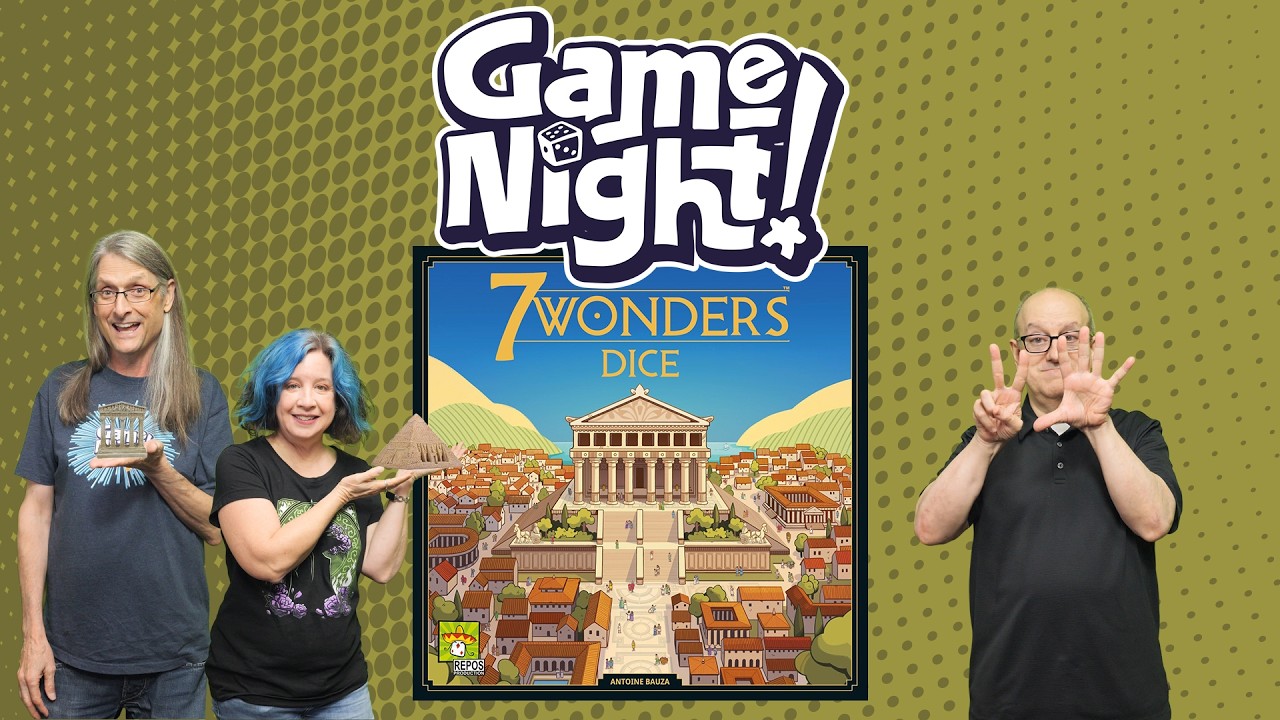 7 Wonders Dice - GameNight! Se13 Ep43 - How to Play & Playthrough