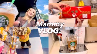【主婦VLOG】2児ママ夏休み日常🌻🌈家族でランチ🍕プール🏊‍♂️スタバ🥤お盆明けのひたすら家事🧹🧽洗剤新調🫧角煮作り🥩🍳