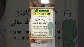 Download lagu The Intention (Niat) for Tarawih Prayer as an Imam mp3