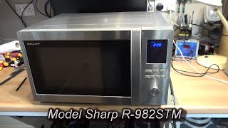 0006 Microwave Display Repair Sharp R-982STM