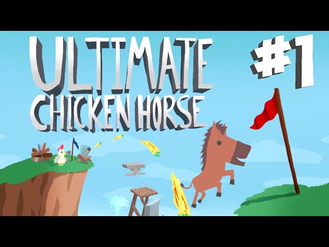 Gameplay de Ultimate Chicken Horse
