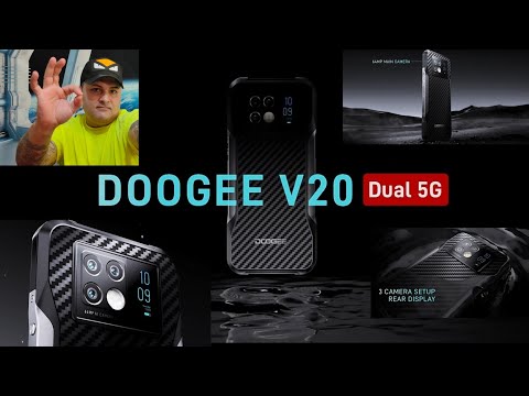 DOOGEE V20 WITH DUAL DISPLAY  BEST RUGGED PHONE