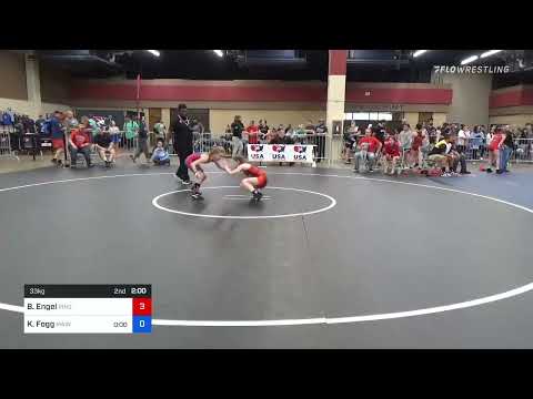 33 Kg Rr Rnd 2 - Brynn Engel, Ringers Wrestling Club Vs Kadence Fogg, Maine Trappers Wrestling Clu