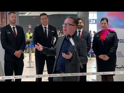 Qantas : Alan Joyce ribadisce l’importanza di Roma Fiumicino ...