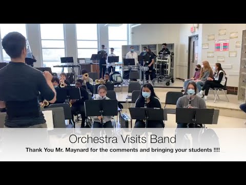 MPVA Orchestra Visits Band