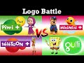 Piwi VS MiniMini VS Télétoon VS Gulli Logo Battle