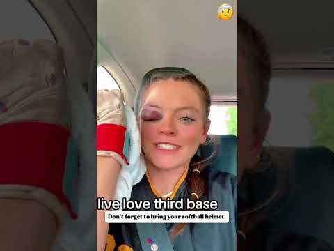 Don't forget to bring your softball mask#softballlife #softball #wcws #baseball