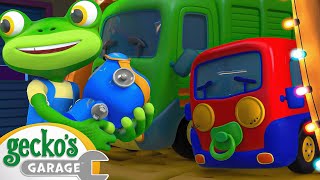 Bedtime Repairs | Gecko's Garage | Cartoons For Kids | Toddler Fun Learning