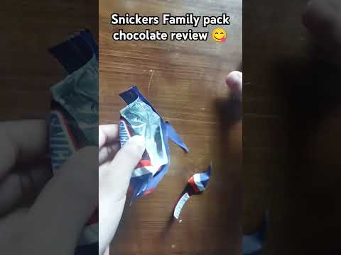 Snickers Family pack chocolate review 😋