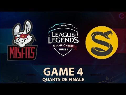 MISFITS VS SPLYCE • GAME 4 - QUARTS DE FINALE - LCS EU 2017