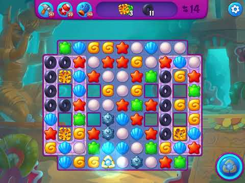 Fishdom Very Hard level 5930 no boosters フィッシュダム ベリーハード [Friend's]