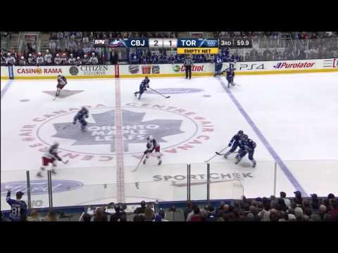 Raymond Goal & Rest of the Third - Blue Jackets 2 vs Leafs 1 - Mar 3rd 2014 (HD)
