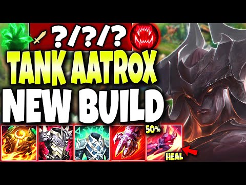 **80%+ Total Heal** Our New Aatrox Tank Build is here to DESTROY ALL 🔥 LoL Top Aatrox s11 Gameplay