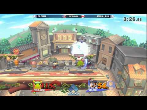 Evo 2015 - Smash 4 Top 8: PG Esam vs Boreal_Ally