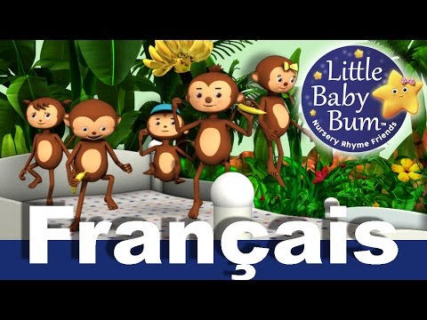 Cinq petits singes | Comptines | LittleBabyBum!