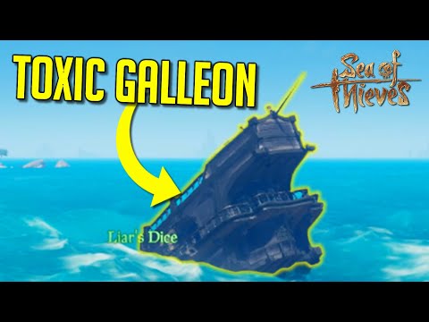 Sinking a TOXIC GALLEON and Giving Away their Loot (Sea of Thieves)