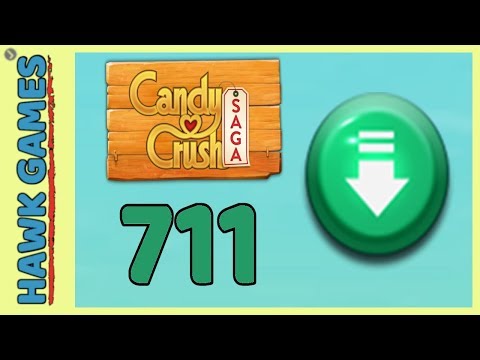 Candy Crush Saga Level 711 (Ingredients level) - 3 Stars Walkthrough, No Boosters