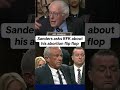 Bernie Asks RFK Jr About Abortion Stance And Flip Flop