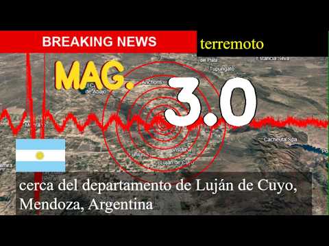 😱🚨 Terremoto Hoy: ¡Justo Ahora! Magnitud 3.0 Cerca Cerca Del Departamento De Luján De Cuyo, Mendoza,