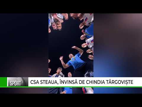 CSA STEAUA, DEFEATED BY CHINDIA TÂRGOVIŞTE