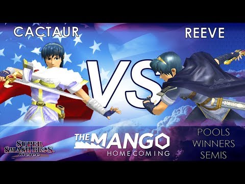 The Mango Homecoming - Cactuar (Marth / Fox) VS Spire | Reeve (Marth) - SSBM - Pools - Winners Semis