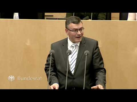 Staatsminister Dr. Florian Herrmann im Bundesrat am 14. Februar 2020 - Bayern