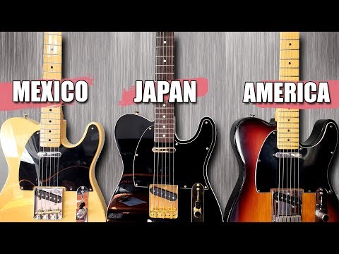 Mexican vs Japanese vs American! - Telecaster Tone Comparison!