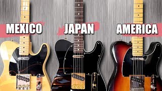 Video thumbnail for Mexican vs Japanese vs American! - Telecaster Tone Comparison! by Darrell Braun Guitar