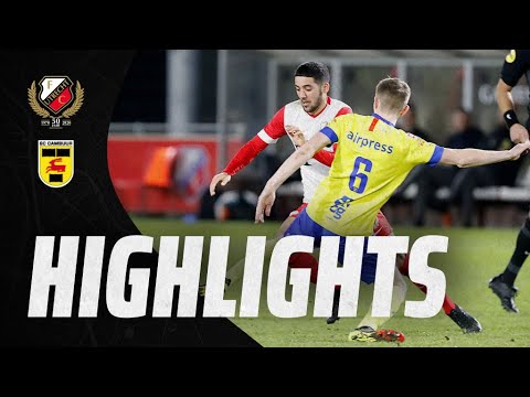 HIGHLIGHTS | Jong FC Utrecht verliest van koploper SC Cambuur 📺